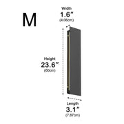 Outdoor Modern Waterproof Long Strip Bright LED Wall Light for Villa Courtyard - Glimvale