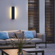 Outdoor Modern Waterproof Long Strip Bright LED Wall Light for Villa Courtyard - Glimvale