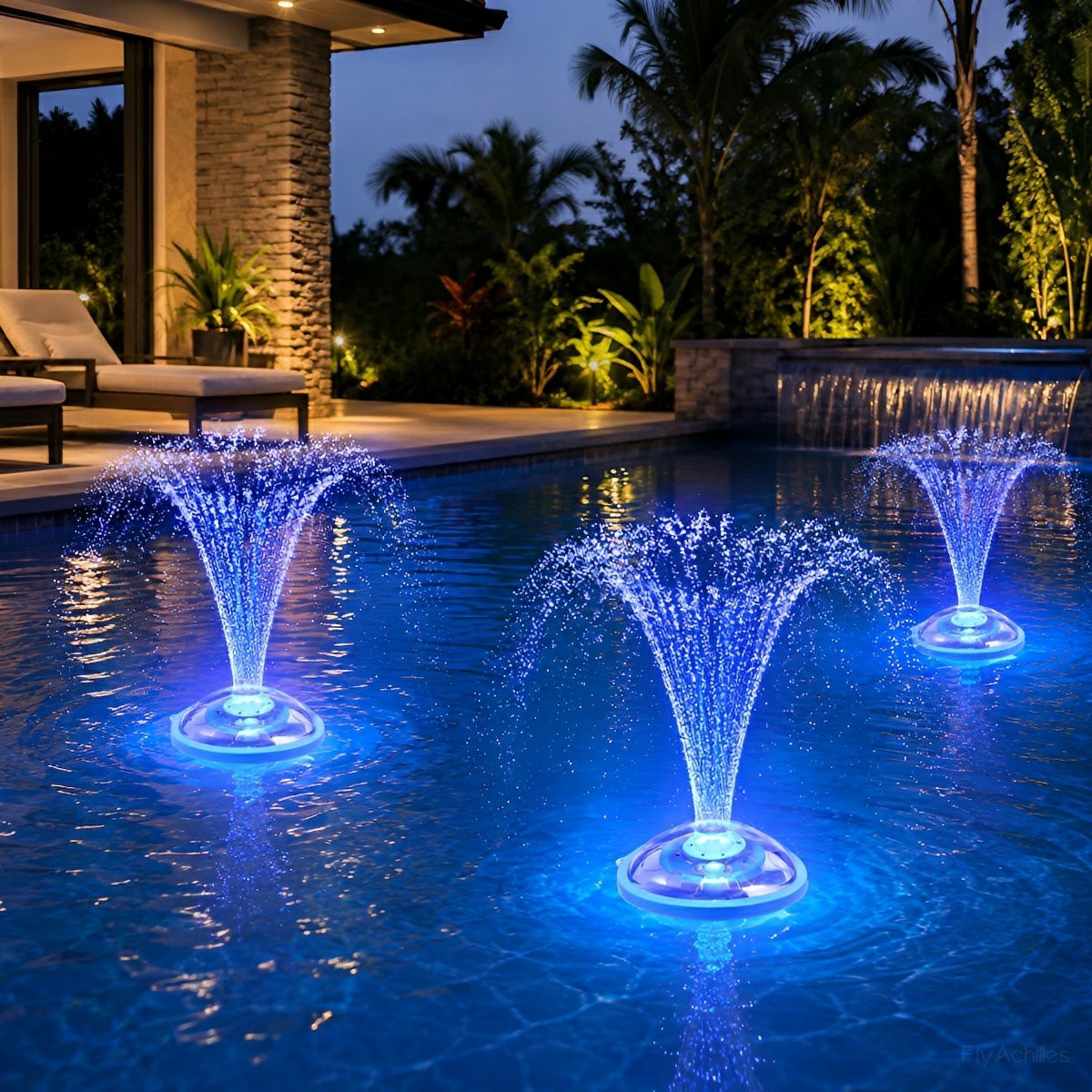 Outdoor RGB Floating Fountain Pool Light - Glimvale