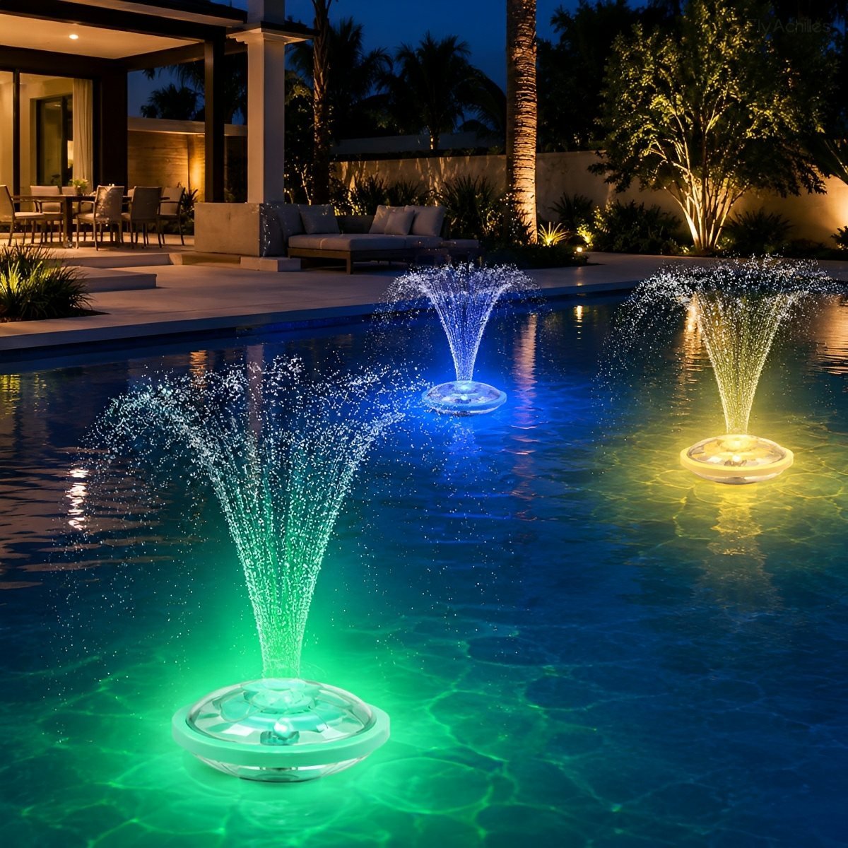Outdoor RGB Floating Fountain Pool Light - Glimvale