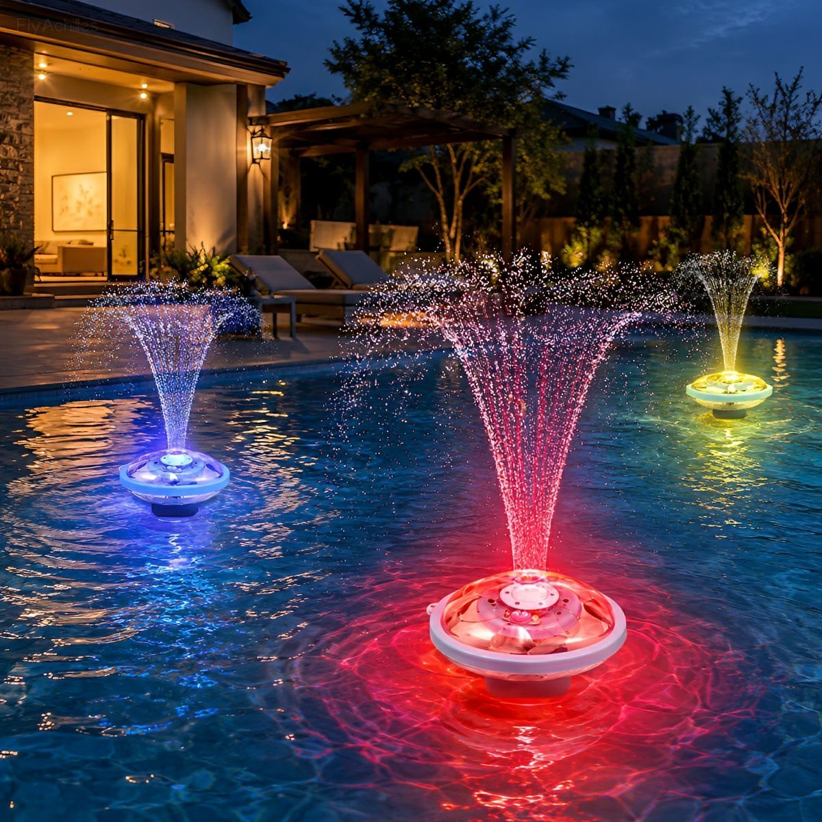 Outdoor RGB Floating Fountain Pool Light - Glimvale