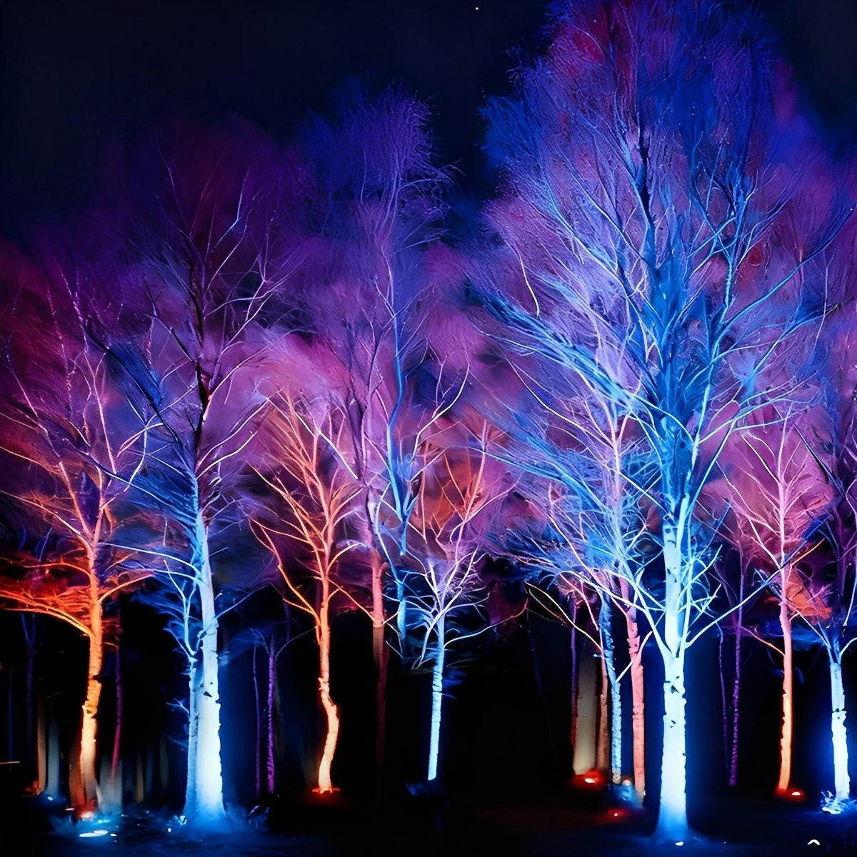 Outdoor Waterproof RGB LED Spot Lights Trees Lights - Glimvale