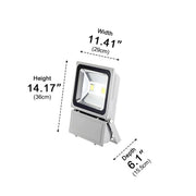 Outdoor Waterproof Super Bright Industrial LED Wall Floodlight - Glimvale