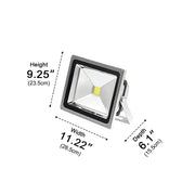 Outdoor Waterproof Super Bright Industrial LED Wall Floodlight - Glimvale