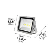 Outdoor Waterproof Super Bright Industrial LED Wall Floodlight - Glimvale