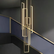 Rectangle LED Chandelier – Modern Minimalist - Glimvale