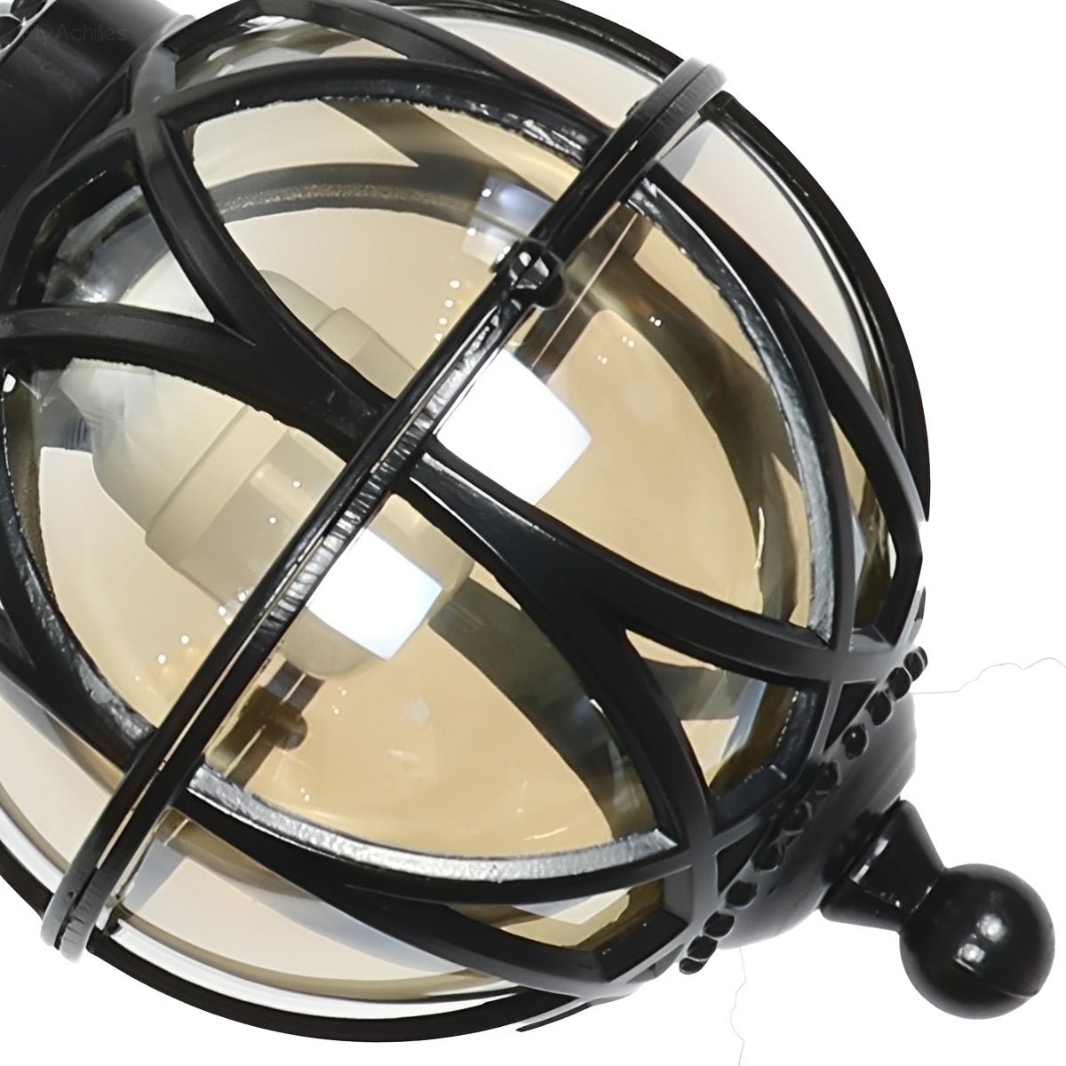 Rustic Waterproof Globe Outdoor Light Pendant Light Hanging Lantern - Glimvale