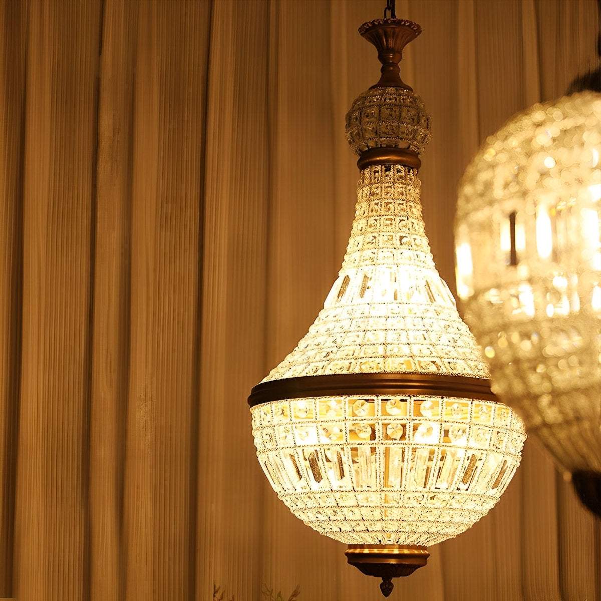 Shining Retro Luxury Crystal Chandelier Light - Glimvale