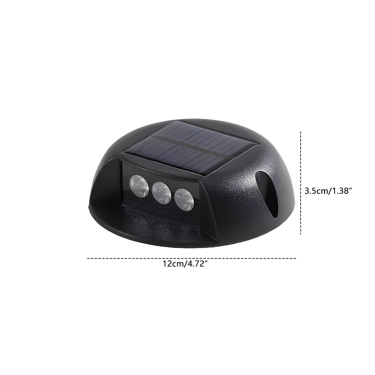 Solar Outdoor Waterproof RGB LED Step Deck Lights Star Stairs - Glimvale
