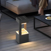 Solar Rectangular LED Outdoor Landscape Lighting - Glimvale