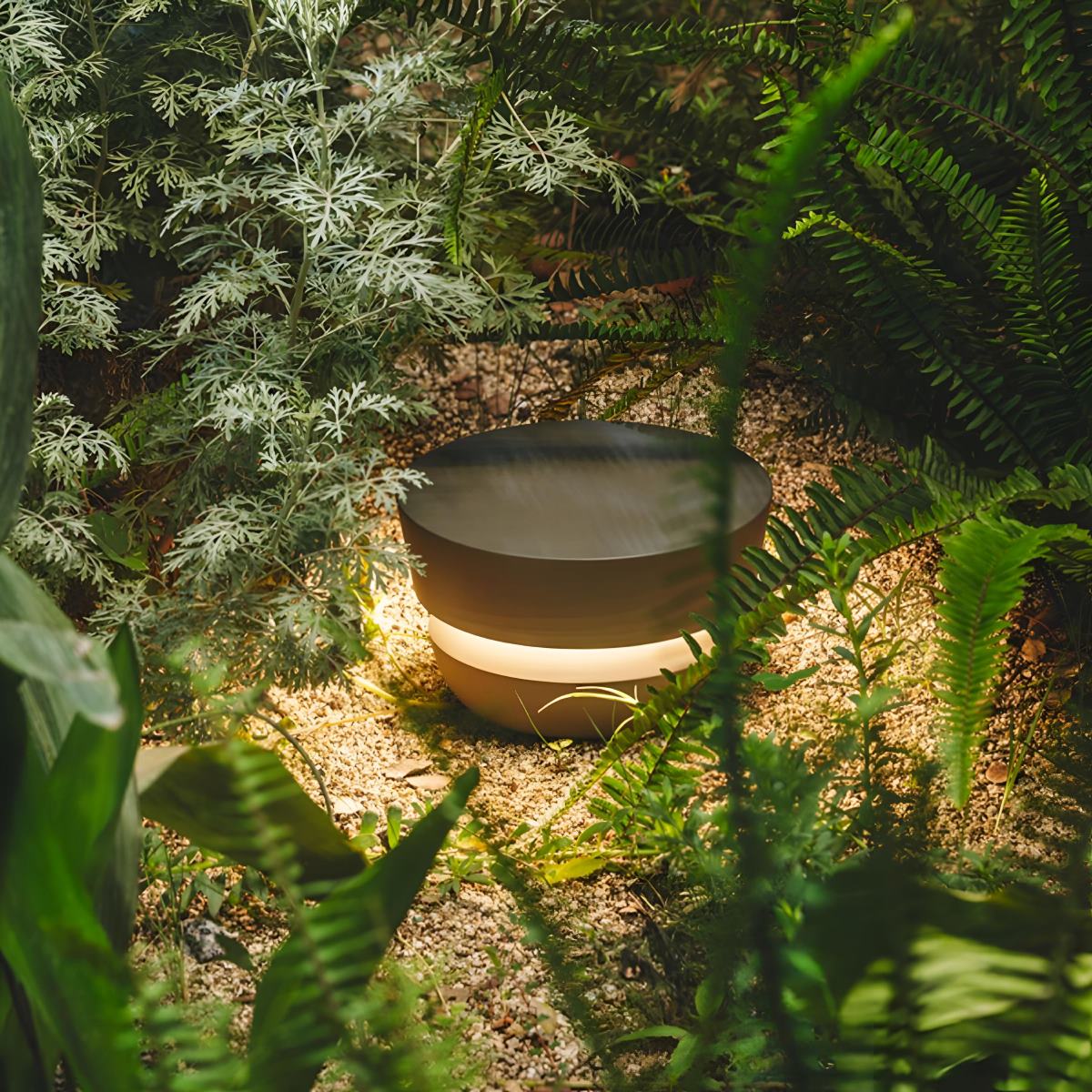Solar Waterproof 360° Beam Round LED Outdoor Landscape Lighting - Glimvale