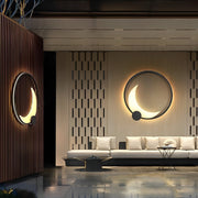 Solar Waterproof Moon LED Round Outdoor Wall Sconces - Glimvale