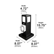 Steel Outdoor Waterproof Pathway Lights with GFCI-Protected Outlet - Glimvale