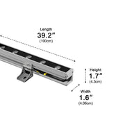 Strip Waterproof LED Outdoor Wall Washer Lights - Glimvale