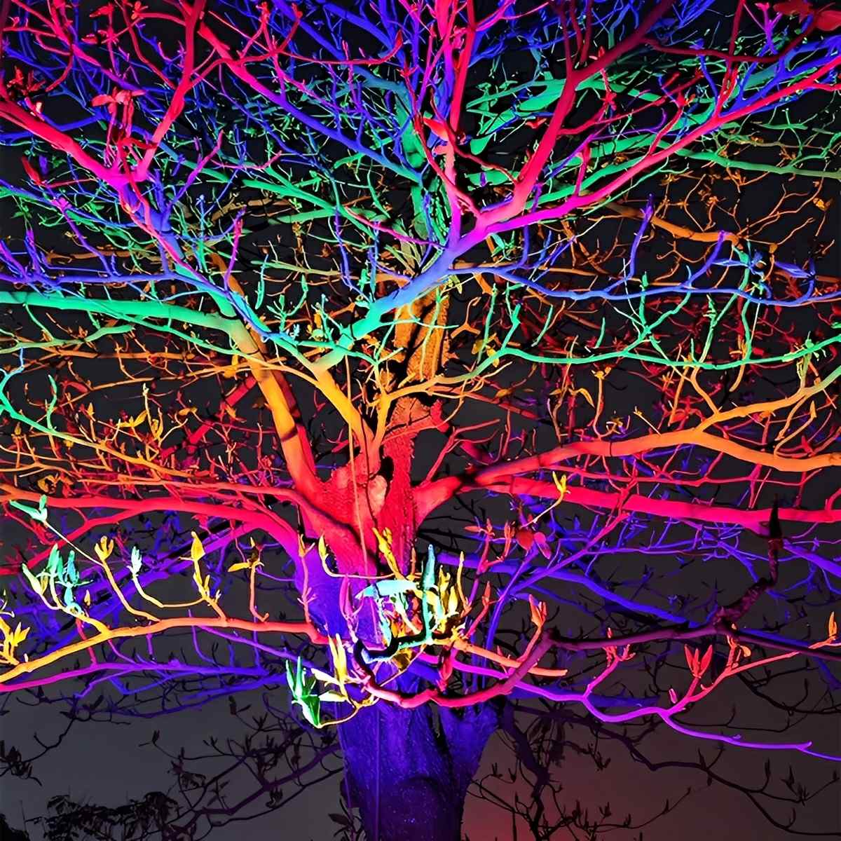 Tunable Outdoor Waterproof RGB LED Spot Light Landscape Tree Lighting With Remote Control - Glimvale