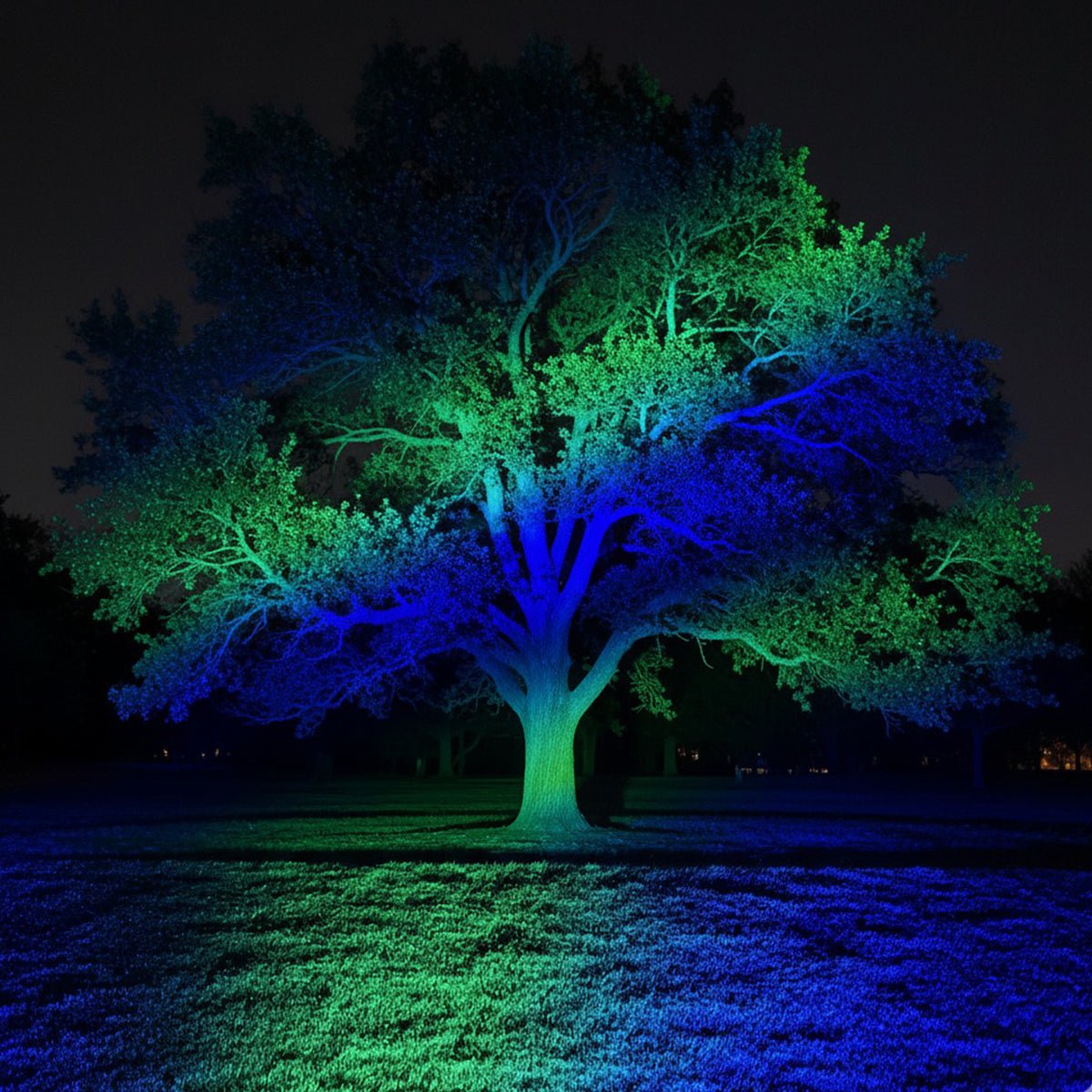 Tunable Outdoor Waterproof RGB LED Spot Light Landscape Tree Lighting With Remote Control - Glimvale