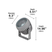 Waterproof 3D Dynamic Ocean Water Ripple LED Spotlight Ambient Lighting - Glimvale