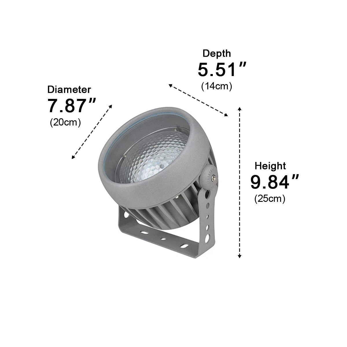 Waterproof 3D Dynamic Ocean Water Ripple LED Spotlight Ambient Lighting - Glimvale