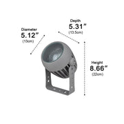 Waterproof 3D Dynamic Ocean Water Ripple LED Spotlight Ambient Lighting - Glimvale