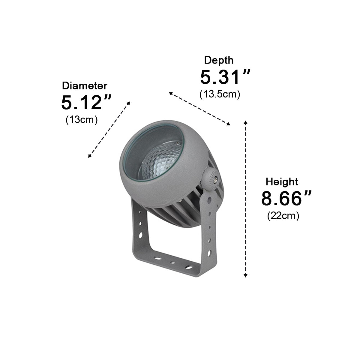 Waterproof 3D Dynamic Ocean Water Ripple LED Spotlight Ambient Lighting - Glimvale