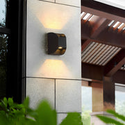 Waterproof Black Up and Down LED Outdoor Wall Sconces - Glimvale