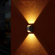 Waterproof Black Up and Down LED Outdoor Wall Sconces - Glimvale