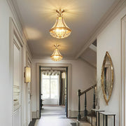 Waterproof Copper Luxury Diamond LED Outdoor Ceiling Lights - Glimvale