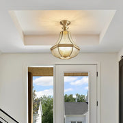 Waterproof Copper Luxury Diamond LED Outdoor Ceiling Lights - Glimvale