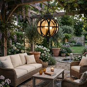Waterproof Globe Outdoor Hanging Pendant Lights - Glimvale