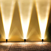 Waterproof LED Solar Multi - zoom Spot Light Landscape Lighting RGB - Glimvale