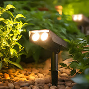 Waterproof LED Solar Multi - zoom Spot Light Landscape Lighting RGB - Glimvale