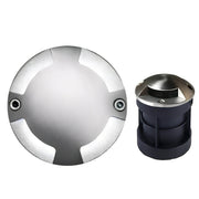 Waterproof Mdern Round LED Outdoor Step Lights Deck Stair Lights - Glimvale