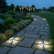 Waterproof Mdern Round LED Outdoor Step Lights Deck Stair Lights - Glimvale