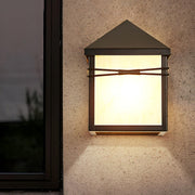 Waterproof Modern Farmhouse House Shape Outdoor LED Porch Wall Lights - Glimvale