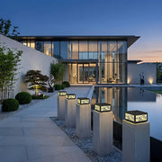 Waterproof Modern Square LED Outdoor Deck Post Lights Pillar Light - Glimvale