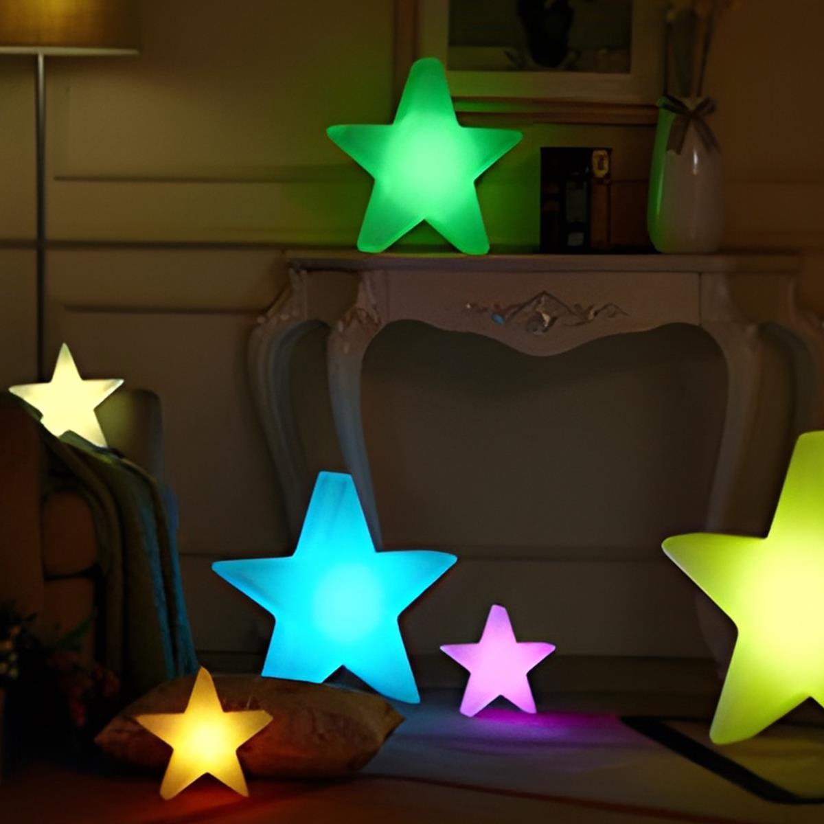 Waterproof Outdoor Christmas Star 16 Color RGB Dimmable LED Pendant Lights - Glimvale