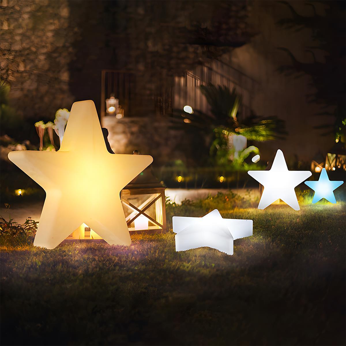 Waterproof Outdoor Christmas Star 16 Color RGB Dimmable LED Pendant Lights - Glimvale