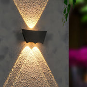 Waterproof Outdoor Up and Down 3 - LED Exterior Wall Washer Lights - Glimvale