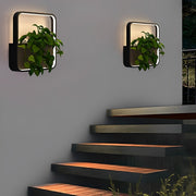 Waterproof Solar LED Outdoor Wall Light Plants Pot - Glimvale