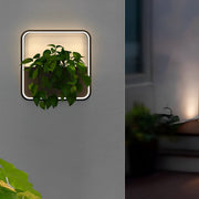 Waterproof Solar LED Outdoor Wall Light Plants Pot - Glimvale