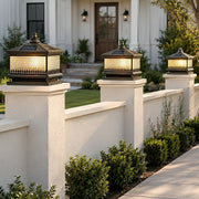 Waterproof Vintage Copper Tower LED Outdoor Post Lights - Glimvale