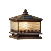 Waterproof Vintage Copper Tower LED Outdoor Post Lights - Glimvale