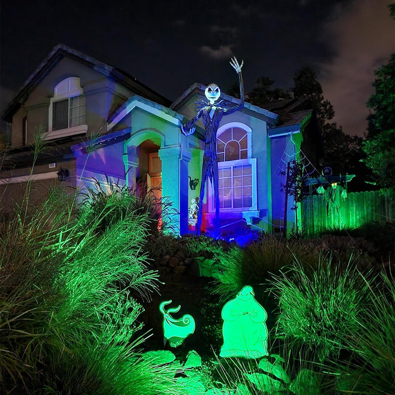 WIFI Smart Halloween Waterproof RGBCW Flood Lights Outdoor Ambient Lighting - Glimvale